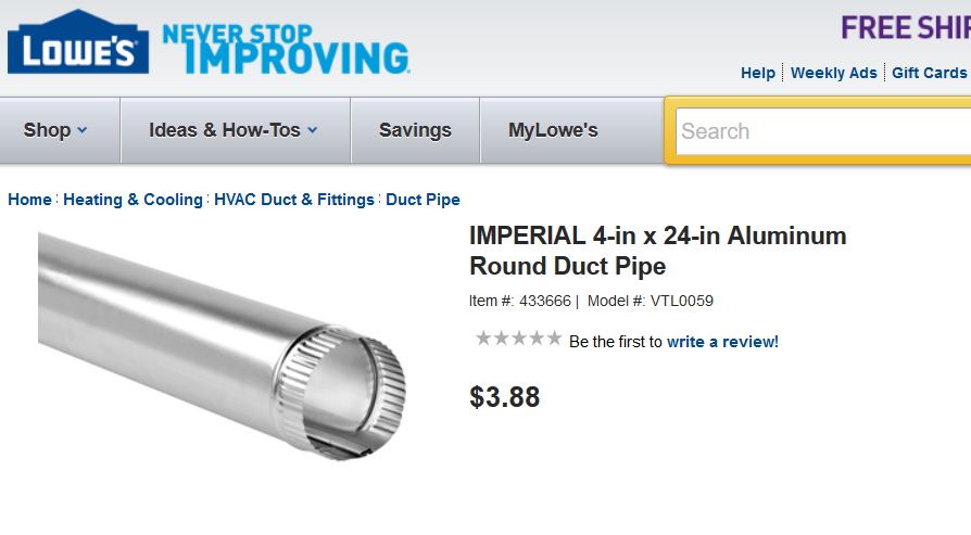 4 inch metal pipe for 3 inch uniseal