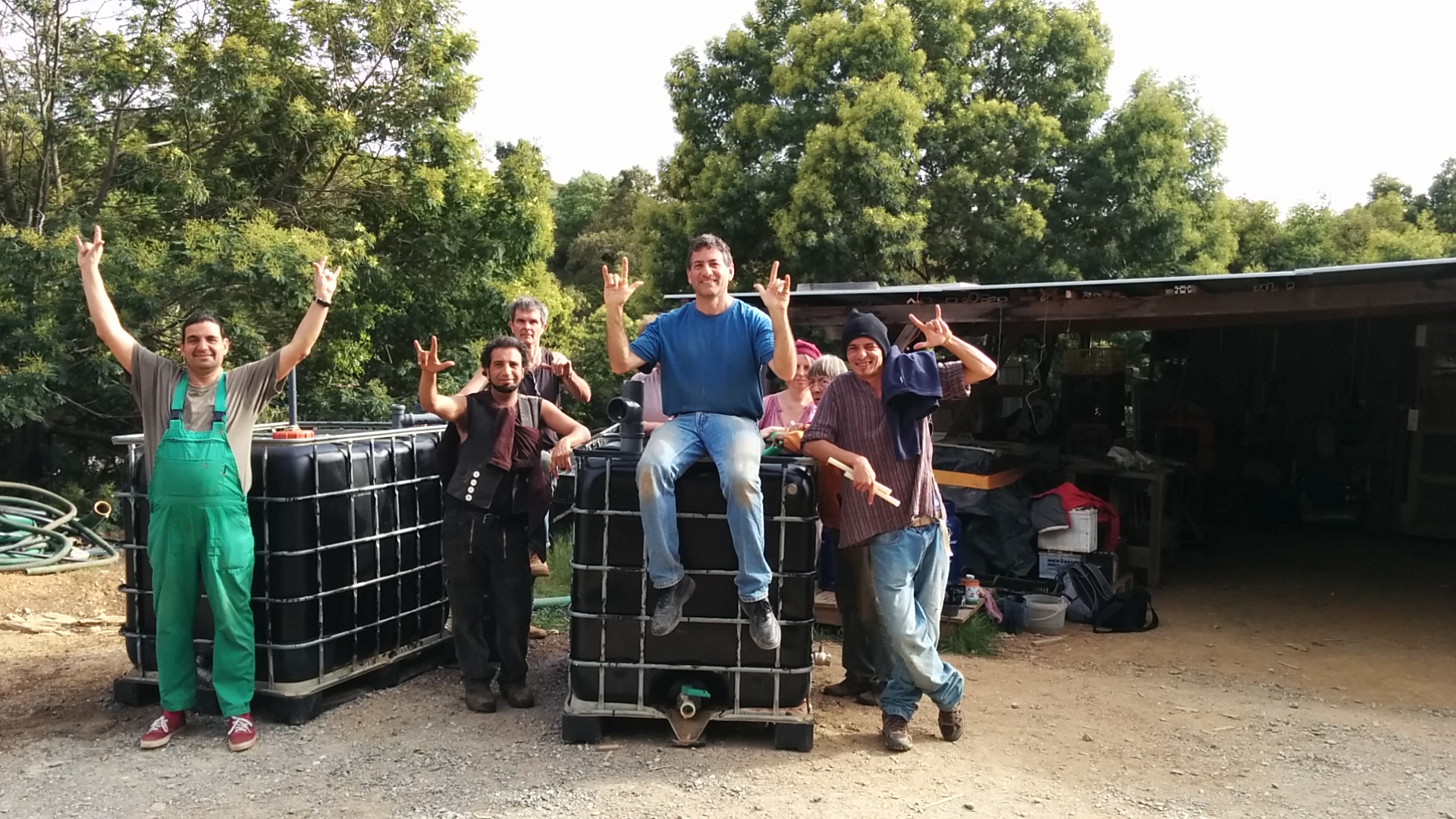 The Biogas workshop team