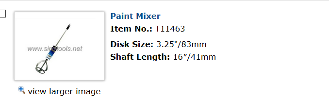 Paint mixer 83 mm
