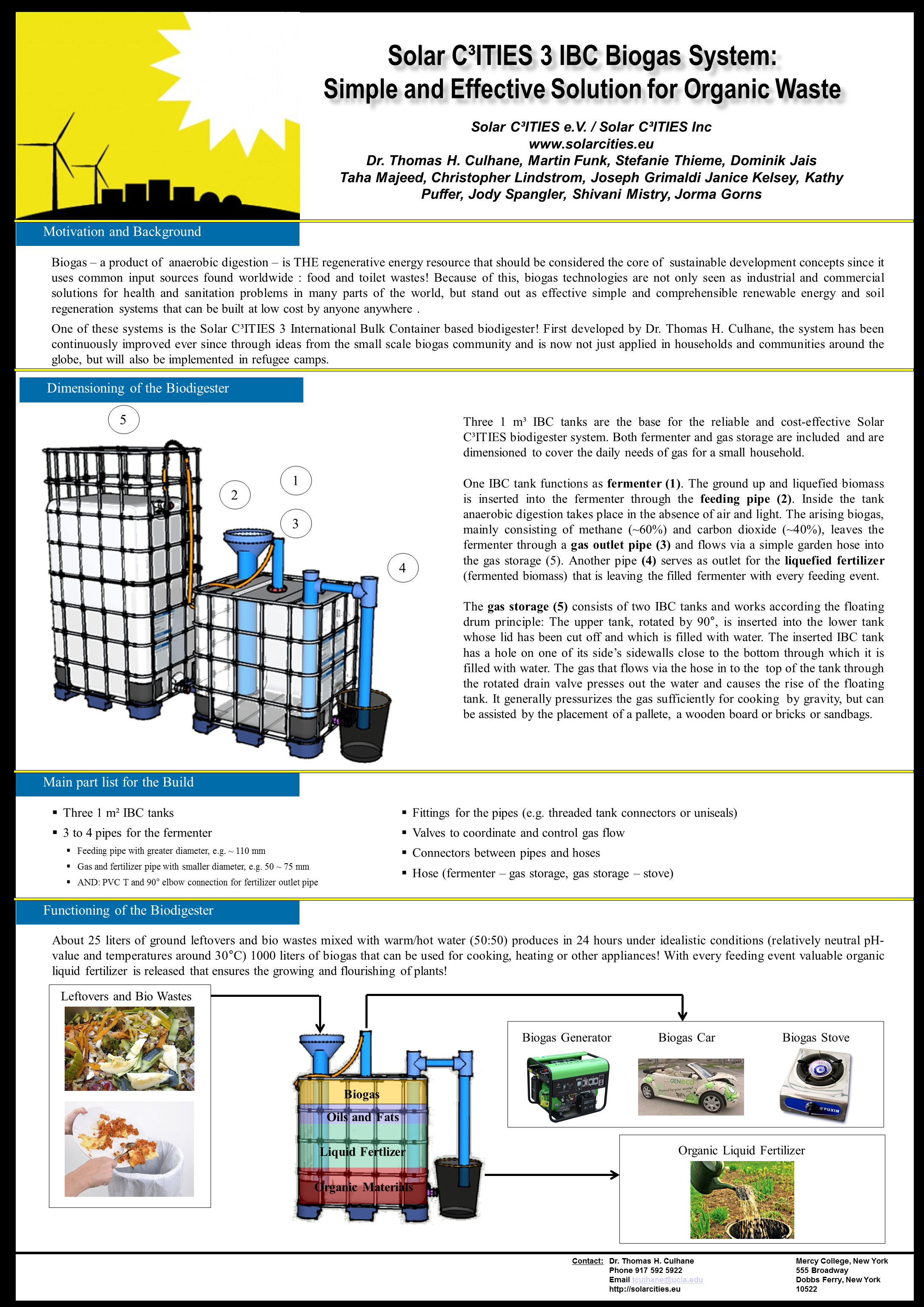 Solar CITIES 3 IBC Conference Poster