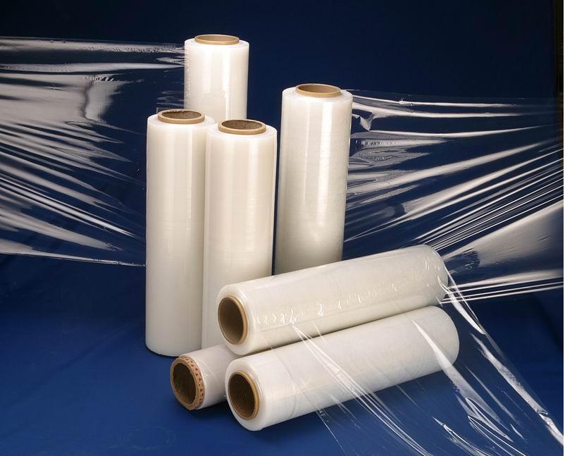 Stretch wrap, useful for holding styrofoam insulation in place.