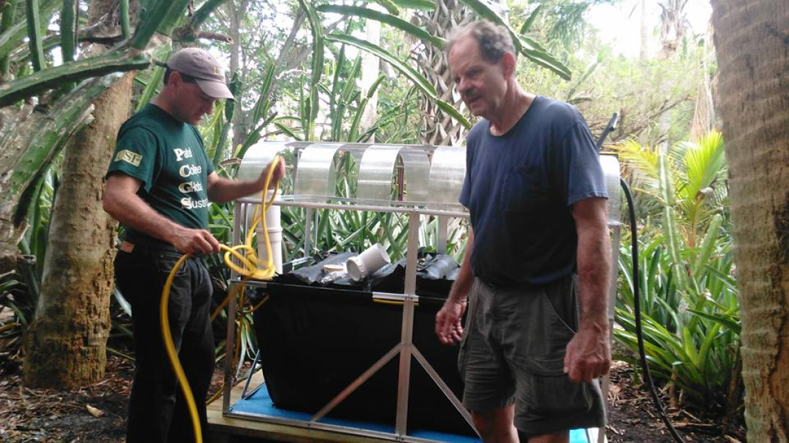 Home Biogas and Solar CITIES water tank biodiigester builds at Sacred Lands Home Biogas and Solar CITIES water tank biodiigester builds at Sacred Lands