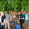 These are the workshop participants in Beit Jala Palestine where we built the digester