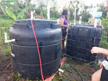 Envisaj Mercy built the Dominican Republic's first Solar CITIES IBC/ARTI Hybrid biodigester at Batey Relief Alliance