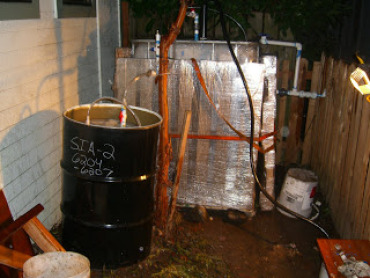 This build at Mike Rimoin´s student housing co-op in Seattle, was Solar CITIES 20th biodigester build.